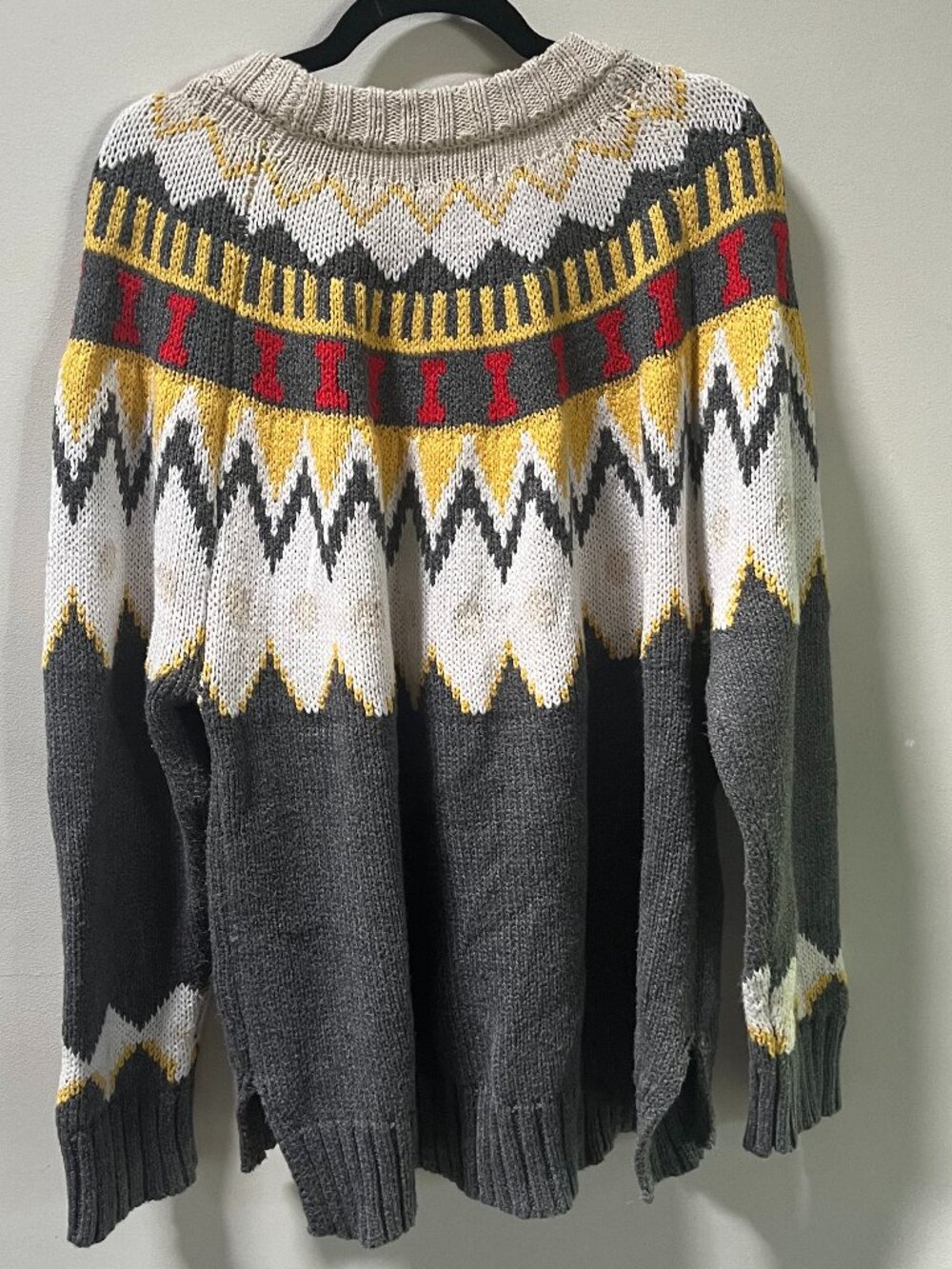 Aerie XL Multi-Colored Patterned Sweater - Picture 3 of 3